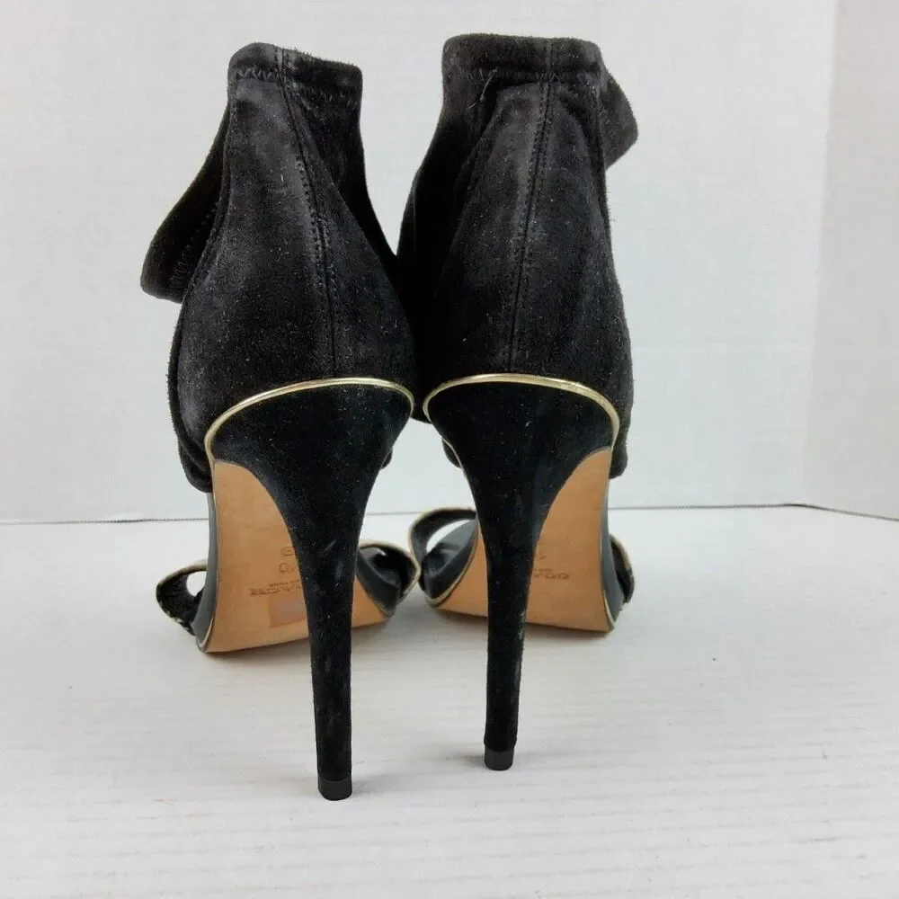 Coach Women's Jennifer Snake Print Band Ankle Heels Shoes Size 10B